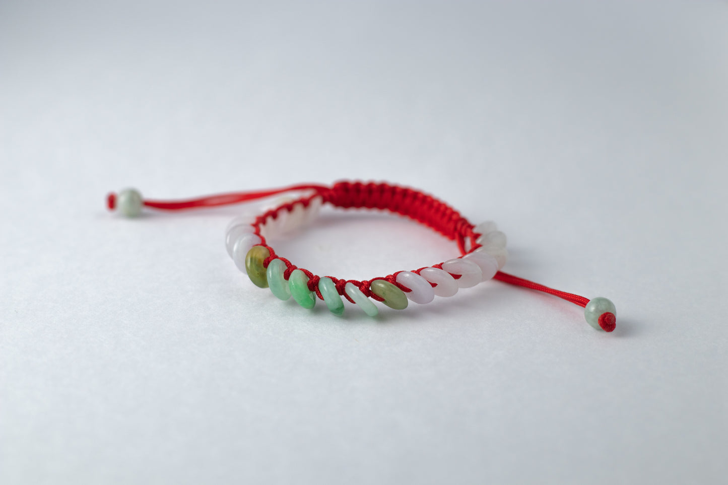 糯種三色平安扣手繩