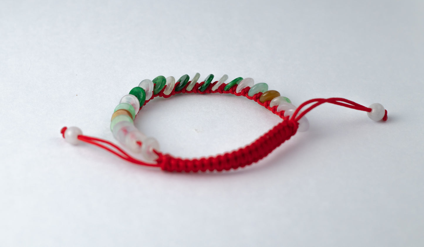 糯種三色平安扣手繩