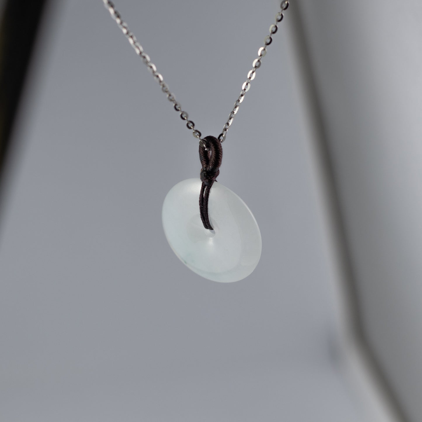 冰種白色平安扣